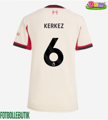 Liverpool Milos Kerkez #6 Bortatröja Kvinnor 2025-26 Kortärmad